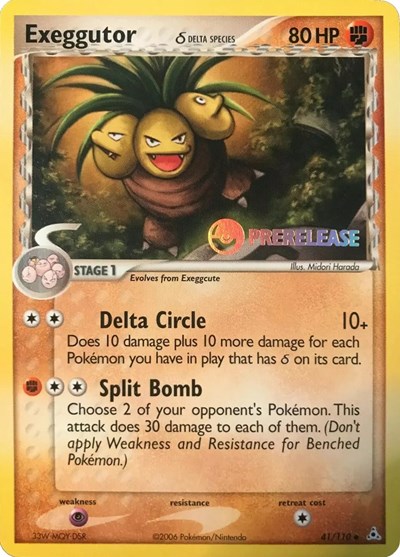 Exeggutor (Delta Species) #41 Nintendo Promos