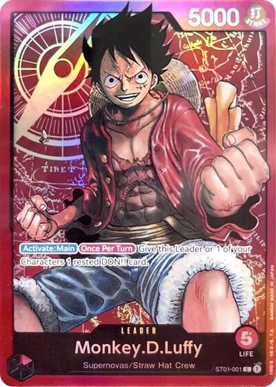 Monkey.D.Luffy #ST01-001 Starter Deck 1: Straw Hat Crew