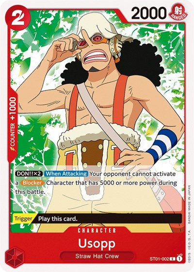 Usopp #ST01-002 Starter Deck 1: Straw Hat Crew