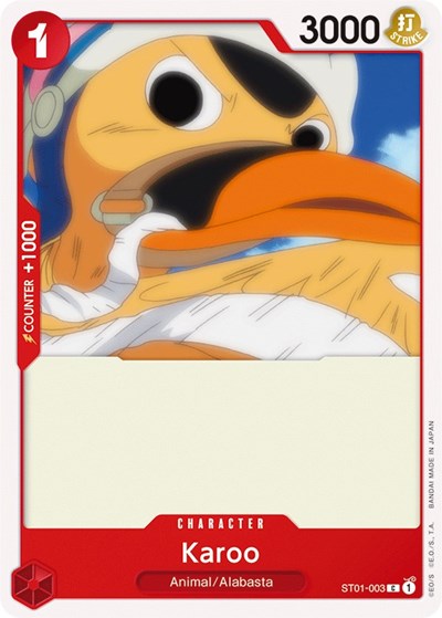 Karoo #ST01-003 Starter Deck 1: Straw Hat Crew