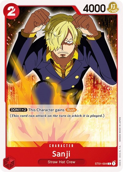 Sanji #ST01-004 Starter Deck 1: Straw Hat Crew