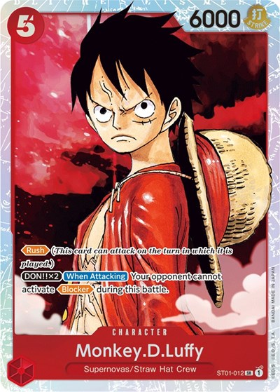 Monkey.D.Luffy #ST01-012 Starter Deck 1: Straw Hat Crew