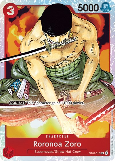 Roronoa Zoro #ST01-013 Starter Deck 1: Straw Hat Crew
