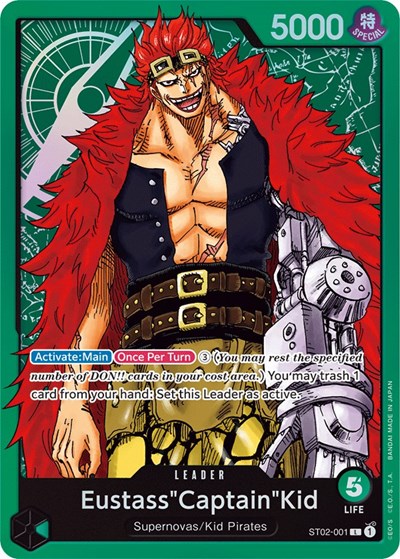 Eustass"Captain"Kid #ST02-001 Starter Deck 2: Worst Generation