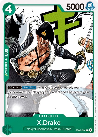 X.Drake #ST02-014 Starter Deck 2: Worst Generation