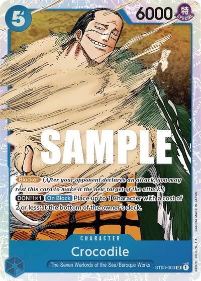 Crocodile #ST03-003 Starter Deck 3: The Seven Warlords of The Sea