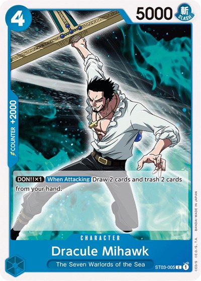 Dracule Mihawk #ST03-005 Starter Deck 3: The Seven Warlords of The Sea