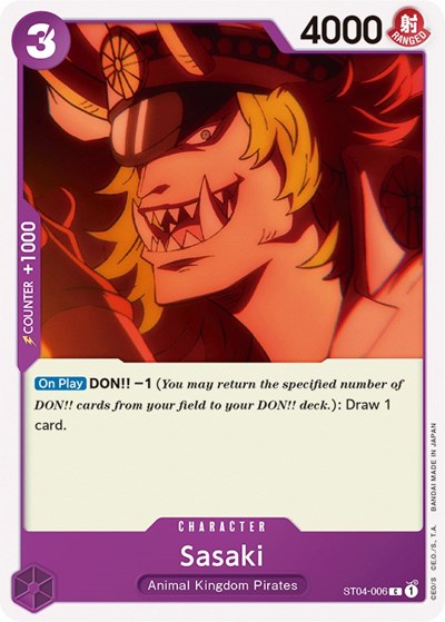 Sasaki #ST04-006 Starter Deck 4: Animal Kingdom Pirates