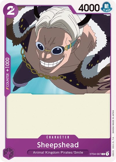 Sheepshead #ST04-007 Starter Deck 4: Animal Kingdom Pirates