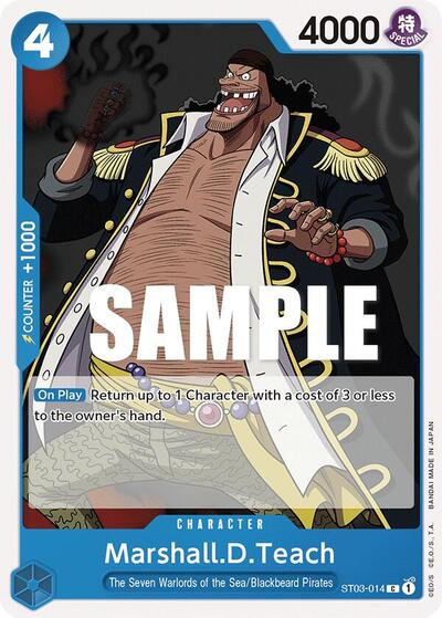 Marshall.D.Teach #ST03-014 Starter Deck 3: The Seven Warlords of The Sea