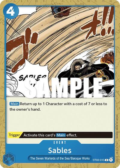 Sables #ST03-015 Starter Deck 3: The Seven Warlords of The Sea