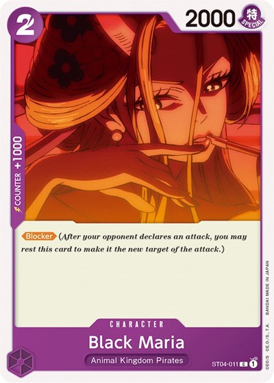 Black Maria #ST04-011 Starter Deck 4: Animal Kingdom Pirates