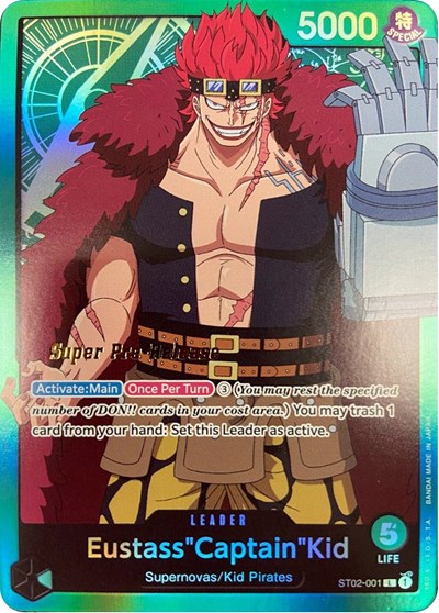 Eustass"Captain"Kid #ST02-001 Super Pre-Release Starter Deck 2: Worst Generation