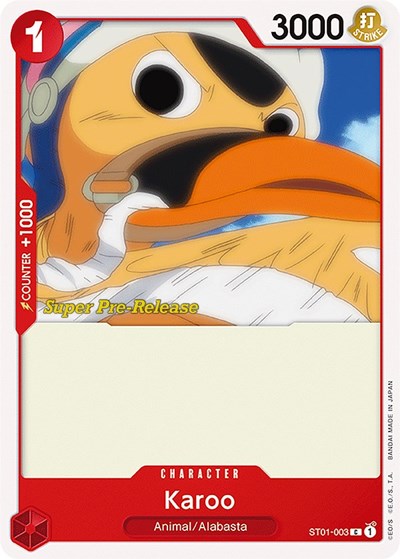 Karoo #ST01-003 Super Pre-Release Starter Deck 1: Straw Hat Crew
