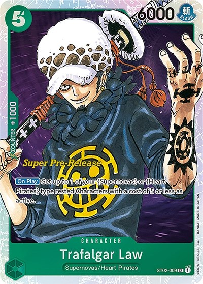 Trafalgar Law #ST02-009 Super Pre-Release Starter Deck 2: Worst Generation