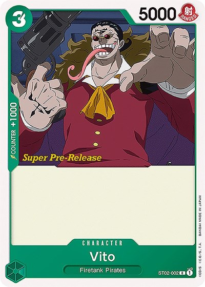Vito #ST02-002 Super Pre-Release Starter Deck 2: Worst Generation