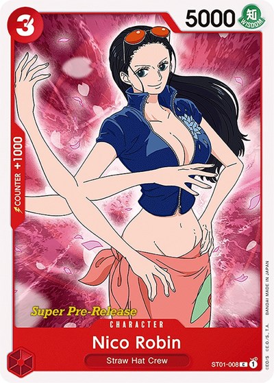 Nico Robin #ST01-008 Super Pre-Release Starter Deck 1: Straw Hat Crew