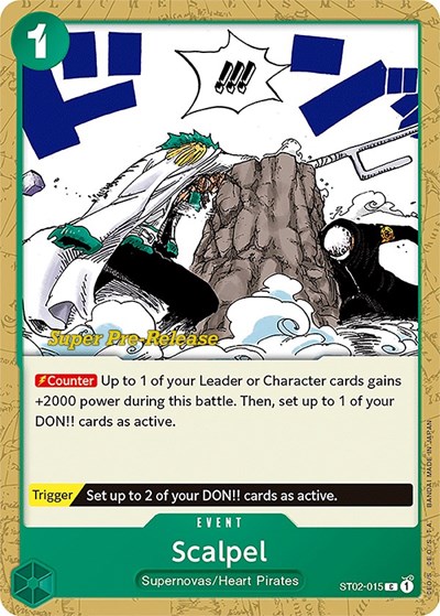 Scalpel #ST02-015 Super Pre-Release Starter Deck 2: Worst Generation