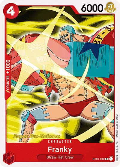 Franky #ST01-010 Super Pre-Release Starter Deck 1: Straw Hat Crew