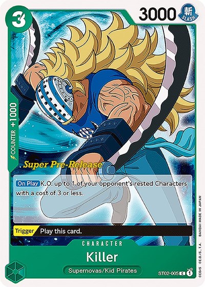Killer #ST02-005 Super Pre-Release Starter Deck 2: Worst Generation