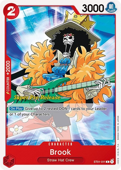 Brook #ST01-011 Super Pre-Release Starter Deck 1: Straw Hat Crew