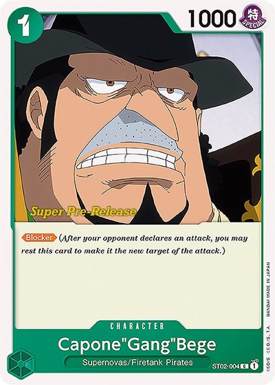 Capone"Gang"Bege #ST02-004 Super Pre-Release Starter Deck 2: Worst Generation