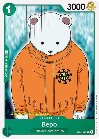 Bepo #ST02-012 Super Pre-Release Starter Deck 2: Worst Generation