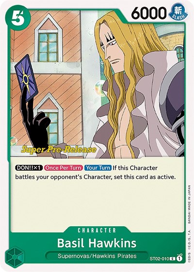 Basil Hawkins #ST02-010 Super Pre-Release Starter Deck 2: Worst Generation