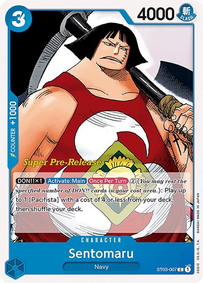 Sentomaru #ST03-007 Super Pre-Release Starter Deck 3: The Seven Warlords of the Sea