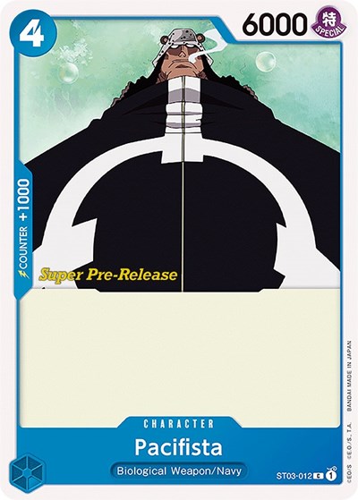 Pacifista #ST03-012 Super Pre-Release Starter Deck 3: The Seven Warlords of the Sea