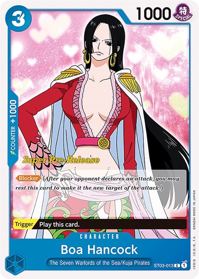 Boa Hancock #ST03-013 Super Pre-Release Starter Deck 3: The Seven Warlords of the Sea
