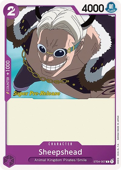 Sheepshead #ST04-007 Super Pre-Release Starter Deck 4: Animal Kingdom Pirates