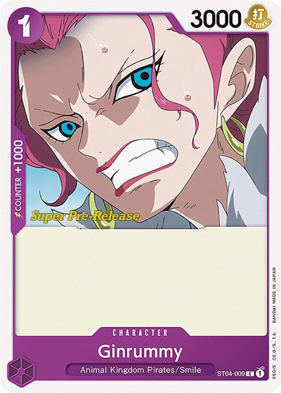 Ginrummy #ST04-009 Super Pre-Release Starter Deck 4: Animal Kingdom Pirates