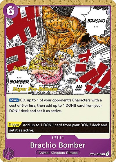 Brachio Bomber #ST04-015 Super Pre-Release Starter Deck 4: Animal Kingdom Pirates