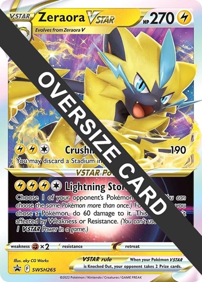Zeraora VSTAR #SWSH265 Jumbo Cards