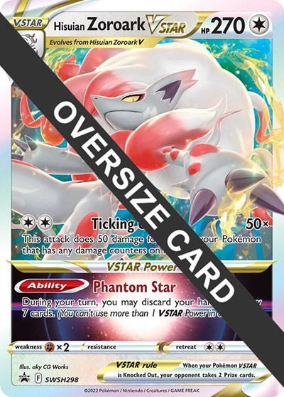 Hisuian Zoroark VSTAR #SWSH298 Jumbo Cards