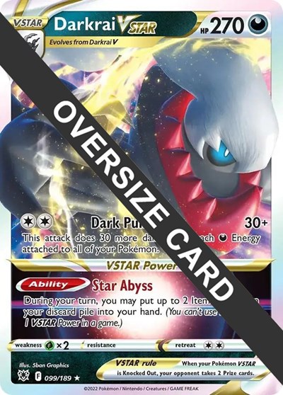 Darkrai VSTAR #99 Jumbo Cards