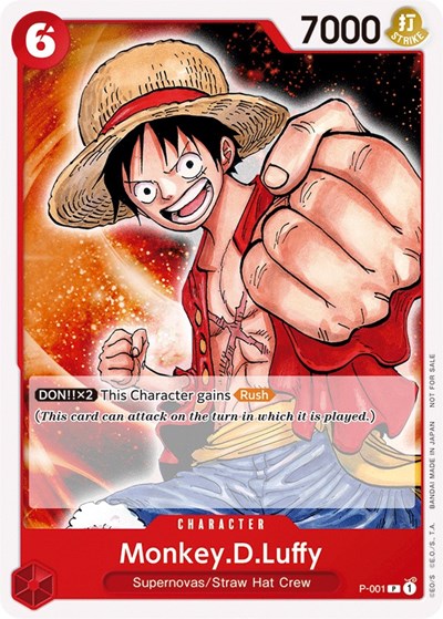 Monkey.D.Luffy (Promotion Pack 2022) #P-001 One Piece Promotion Cards