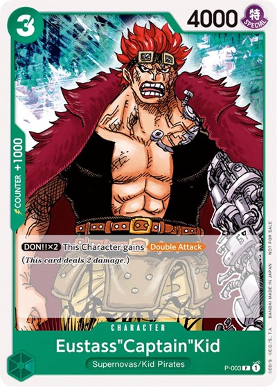 Eustass"Captain"Kid (Promotion Pack 2022) #P-003 One Piece Promotion Cards