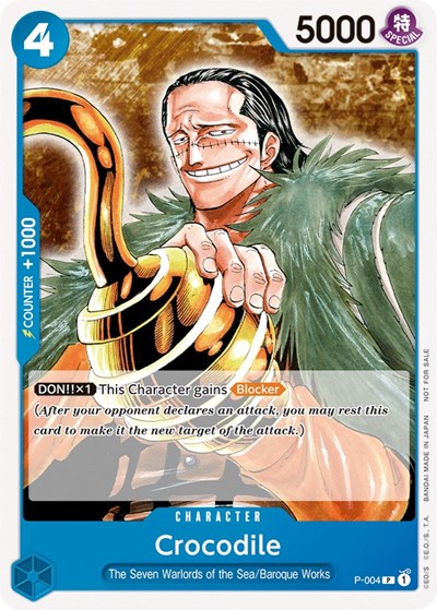 Crocodile (Promotion Pack 2022) #P-004 One Piece Promotion Cards