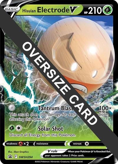 Hisuian Electrode V #SWSH294 Jumbo Cards