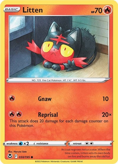Litten #30 Silver Tempest