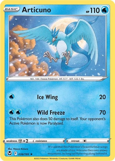 Articuno #36 Silver Tempest
