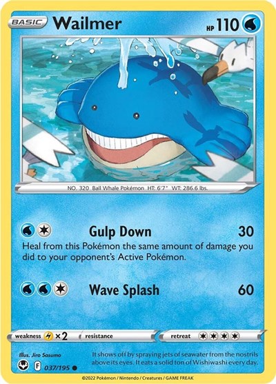 Wailmer #37 Silver Tempest