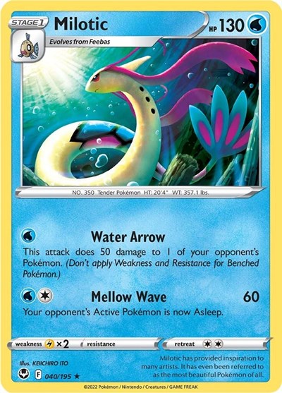 Milotic #40 Silver Tempest