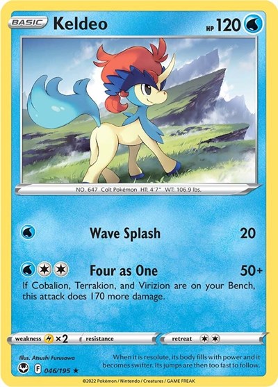 Keldeo #46 Silver Tempest