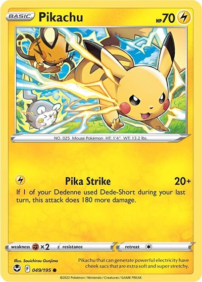 Pikachu #49 Silver Tempest