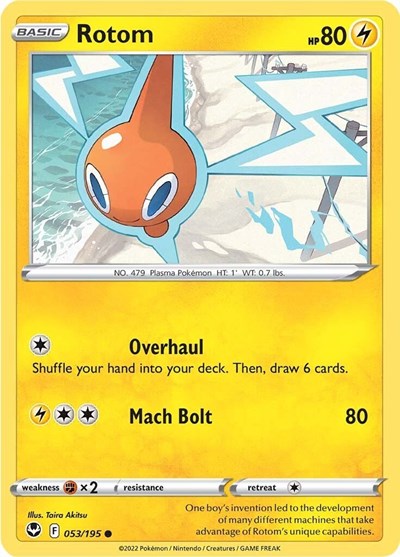 Rotom #53 Silver Tempest