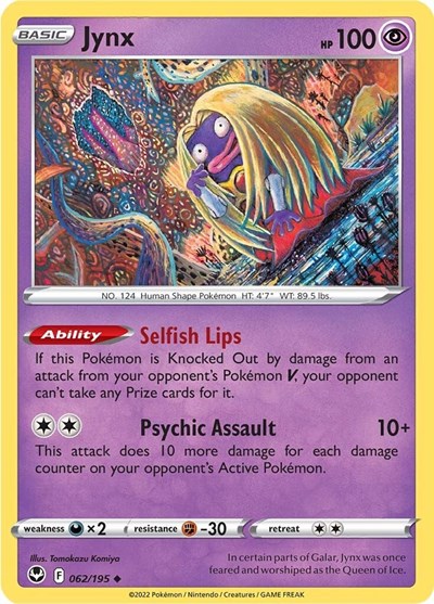 Jynx #62 Silver Tempest