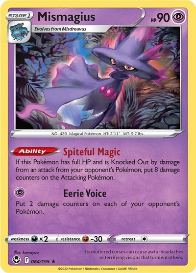Mismagius #64 Silver Tempest